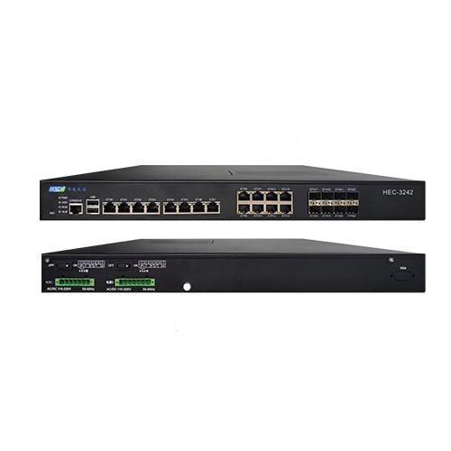 HEC-3242 19’@1U前出线无风扇网安硬件平台