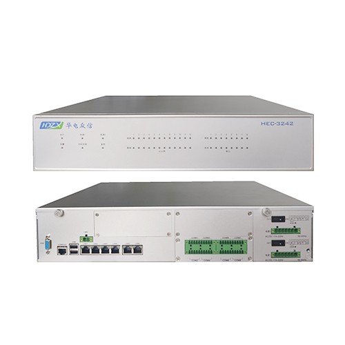 HEC-3242 19’@2U后出线无风扇通信网关